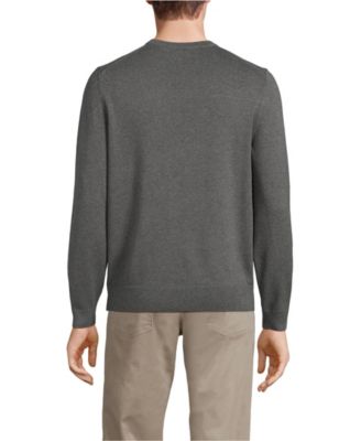 Big & Tall Fine Gauge Cotton Crew Neck Sweater