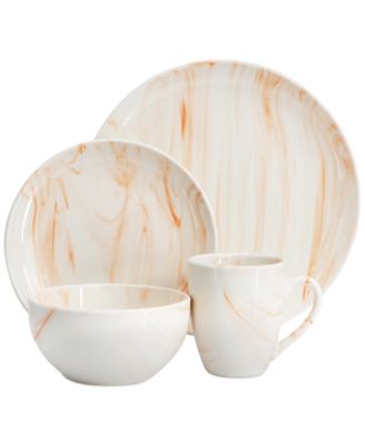 Marble 16 Pc. Dinnerware Set, Service for 4