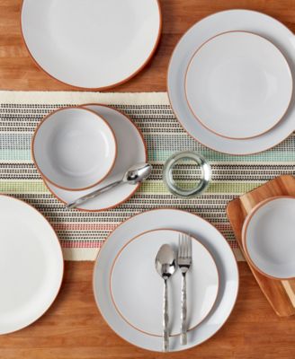 12 Pc. Stoneware Dinnerware Set, Service for 4