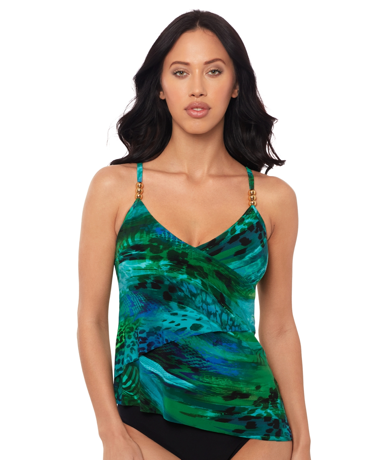 Women's Margarita Elsa Printed Underwire Tankini Top - Margarita