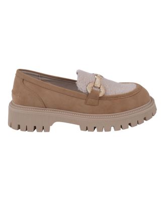 Women's Vince Shearling Lug Sole Loafers