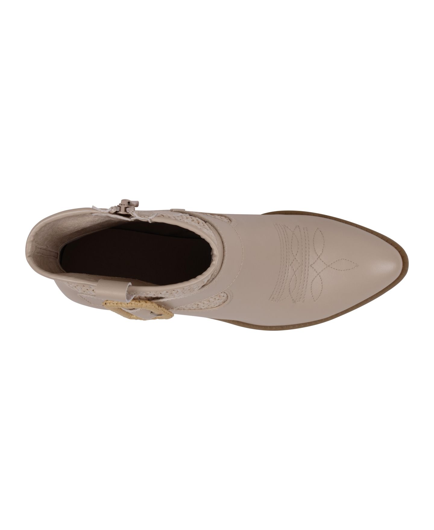Женские ботинки GC Shoes Avery Woven Western Ankle, цвет: Бежевый — фото 4