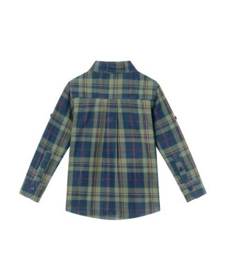 Toddler Boys Toddler/Child Plaid Twofer Buttondown Shirt