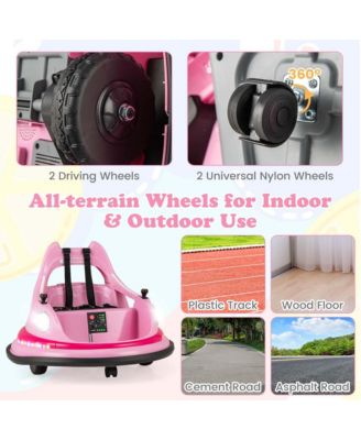 12V Kids Electric Ride On Bumper Car Battery Powered Bumper Car with Remote Control