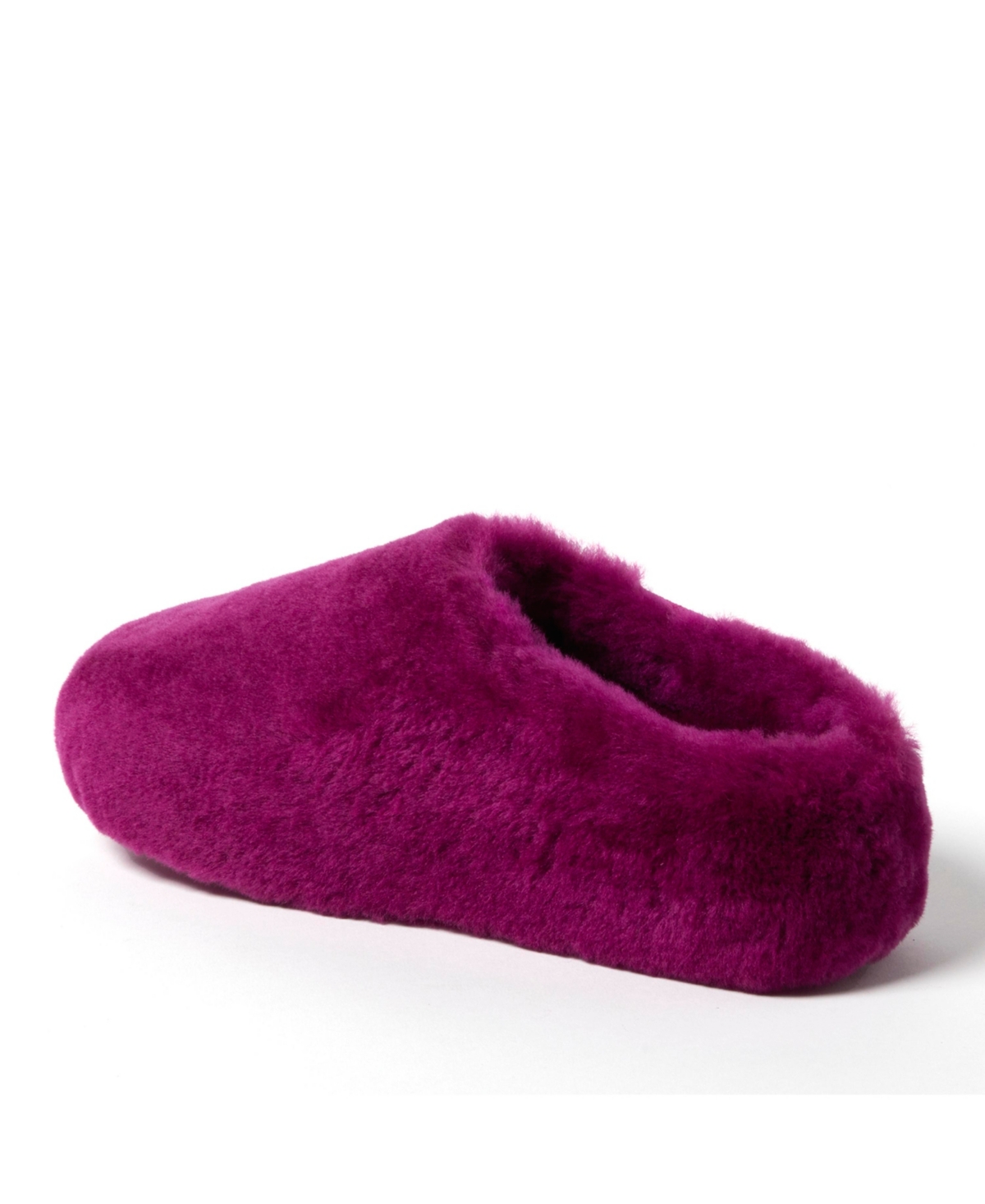 Dearfoams Fireside by Women's Maryboro Genuine Shearling Platform Fuzzy Clog Slipper