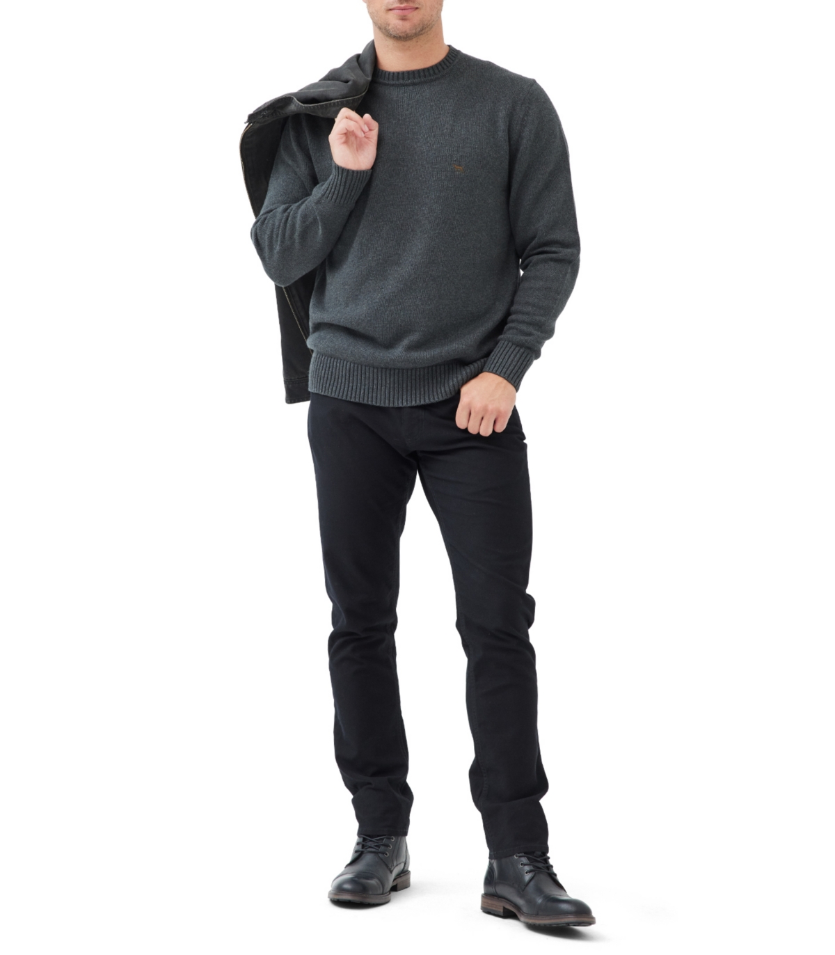 Rodd & Gunn Men's Mid-weight Cotton Crew Sweater In Gray