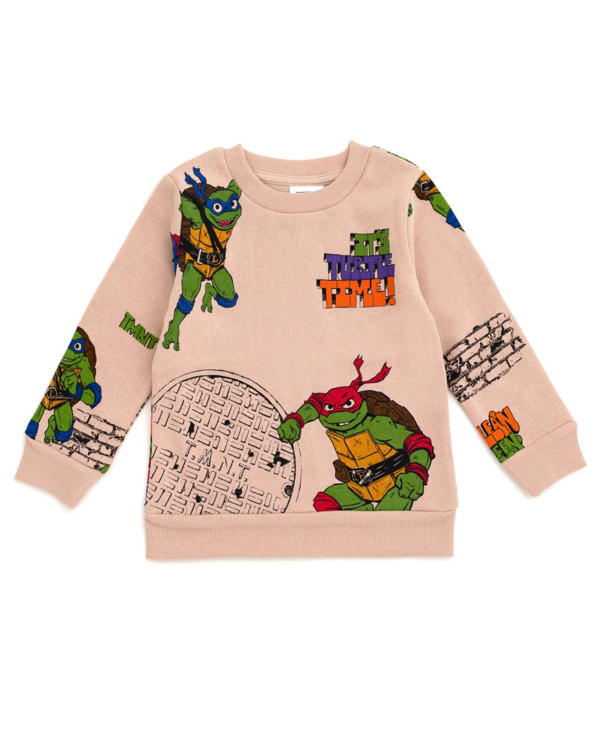 Teenage Mutant Ninja Turtles Toddler Boys Fleece Sweatshirt and Pants Outfit Set to (12 Months - 14-16)