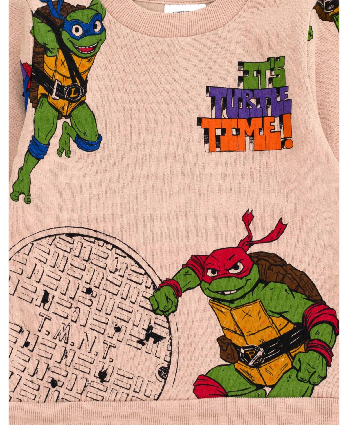 Teenage Mutant Ninja Turtles Toddler Boys Fleece Sweatshirt and Pants Outfit Set to (12 Months - 14-16)