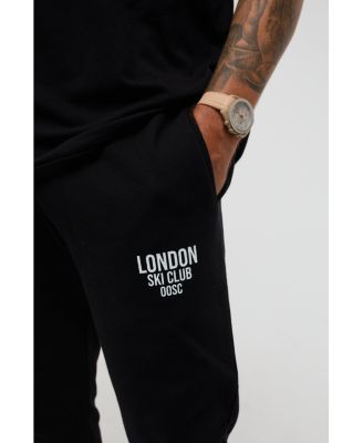 Women's London Ski Club Sweatpants - Black