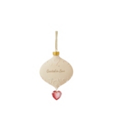Jim Shore Created in Love Ornament - Multi