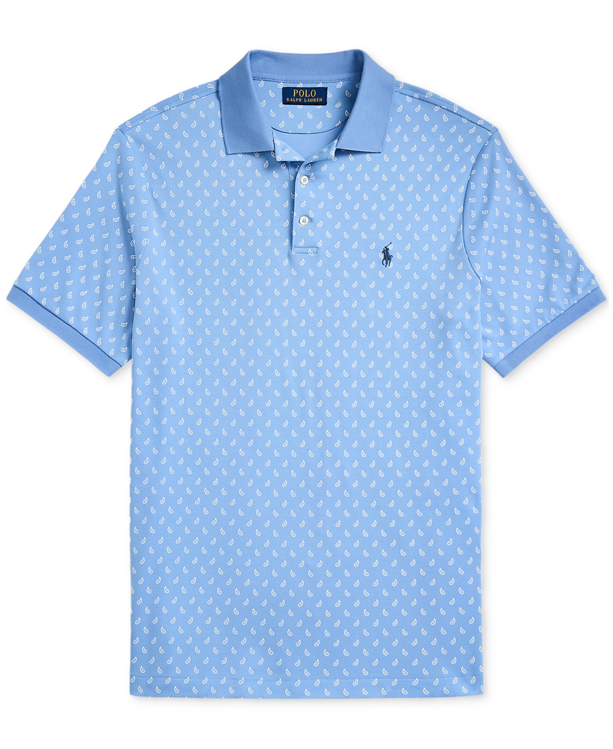 Shop Polo Ralph Lauren Men's Classic-fit Soft Cotton Polo Shirt In Blue