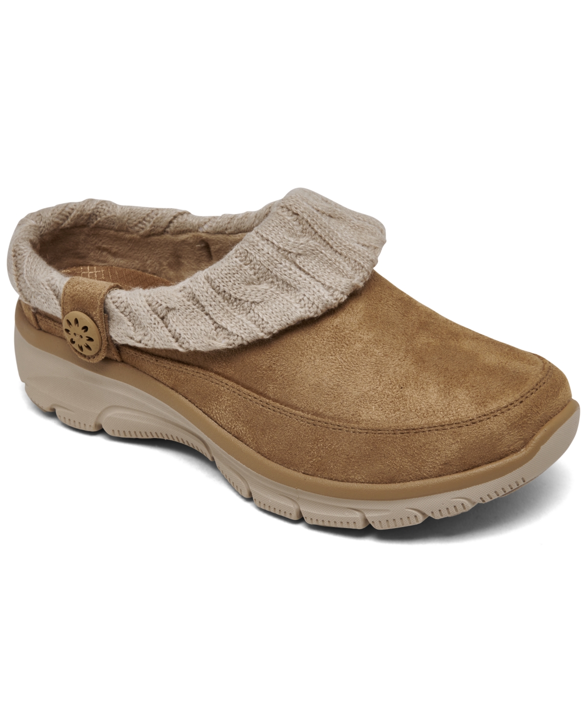 Skechers Women's Relaxed Fit Easy Going - Warm Duet Mule Slippers from Finish Line