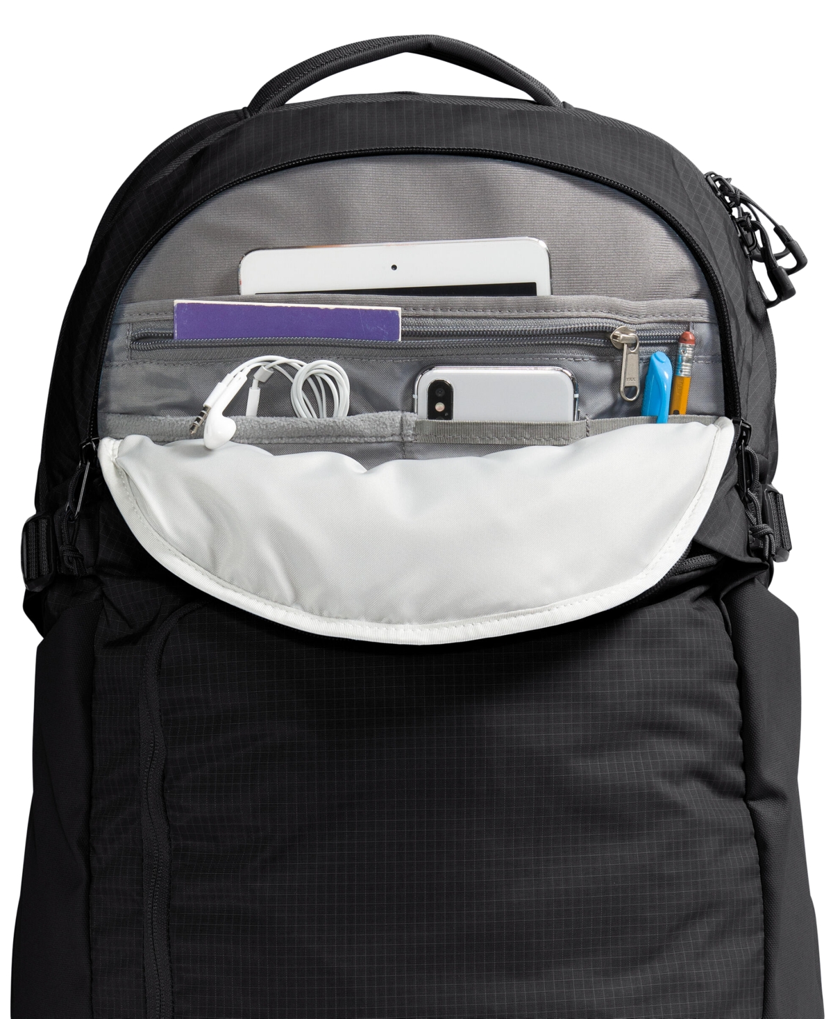 The North Face Router Flexvent Backpack In Tnf Black,tnf Black-npf