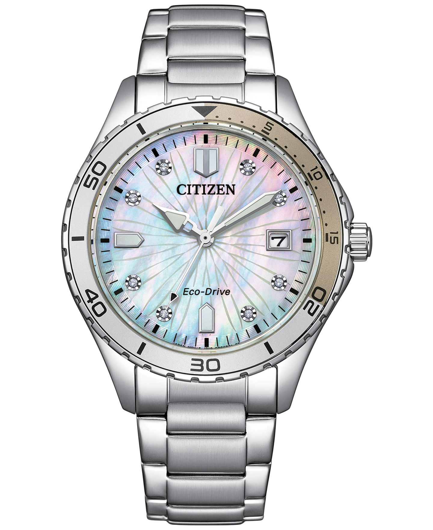 Женские часы Citizen Eco-Drive Stainless Steel Bracelet Watch 37mm — фото 1