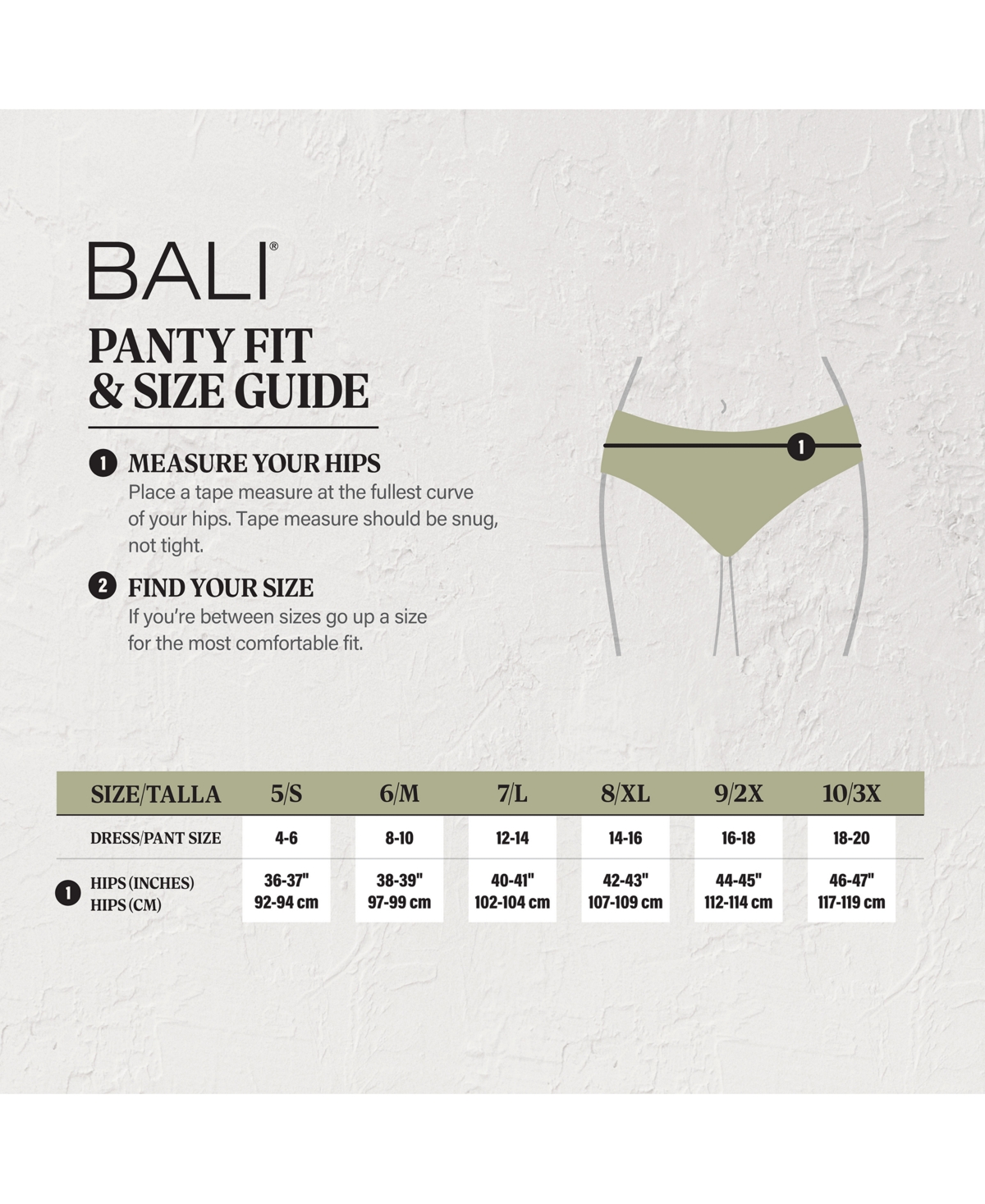 BALI ONE SMOOTH U ALL-OVER SMOOTHING HI CUT BRIEF UNDERWEAR 2362 