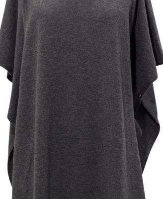 Ultra-Cozy Convertible Ribbed Poncho