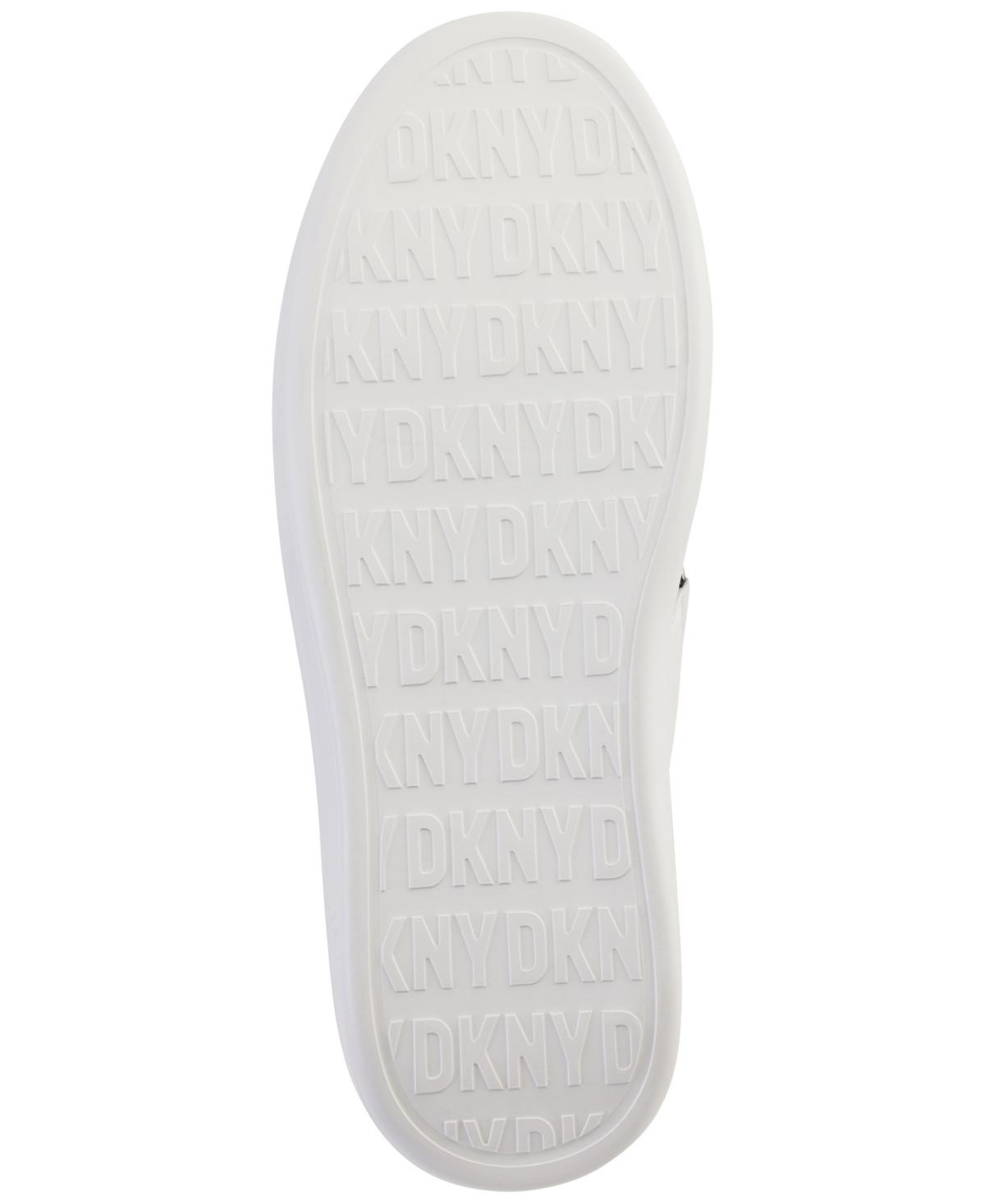 Dkny Jamiah Platform Sneaker In White And Black