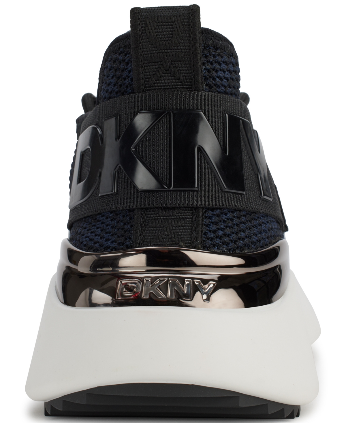 Shop Dkny Women's Zayley Slip On Sneakers In Navy And Black