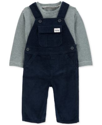 Carter's - Baby Boys Striped T-Shirt & Corduroy Overall, 2 Piece Set