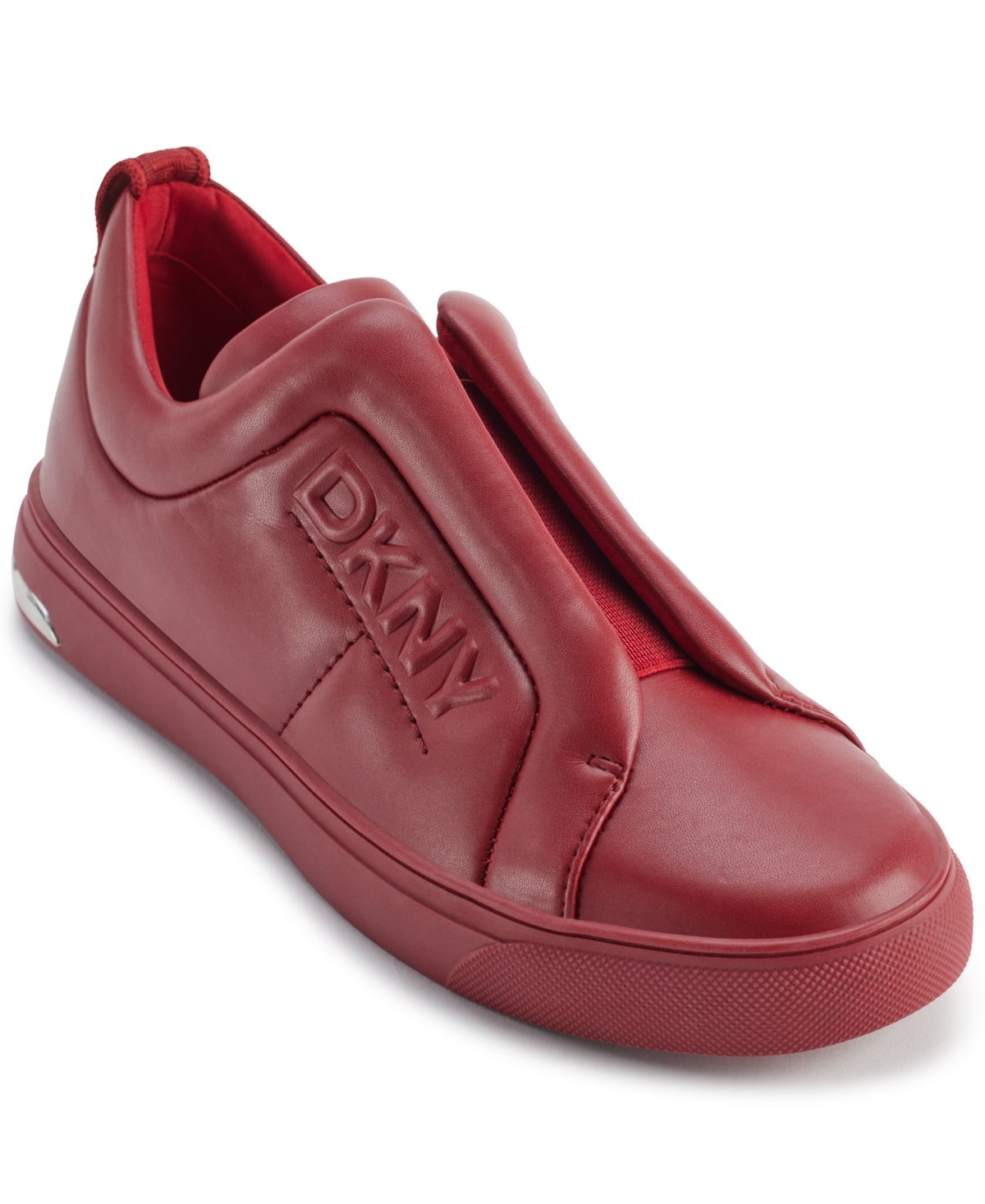 Shop Dkny Women's Abelina Slip On Sneakers In Ruby Red