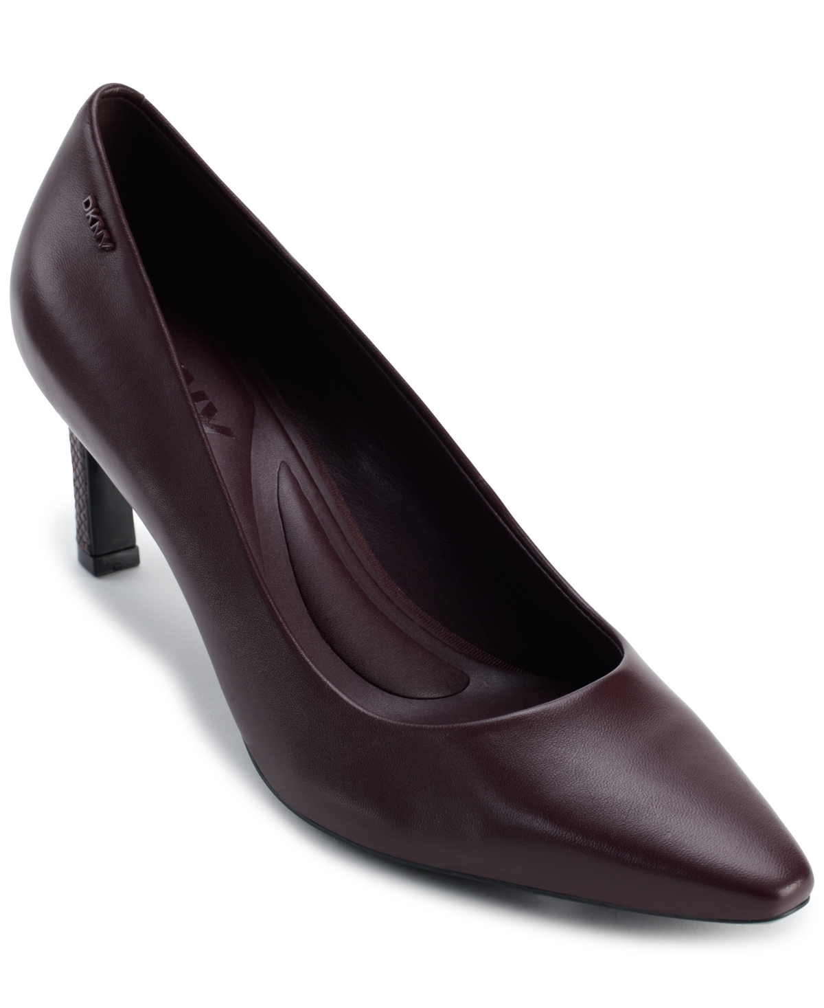 Dkny Charlie Pump In Dark Cherry
