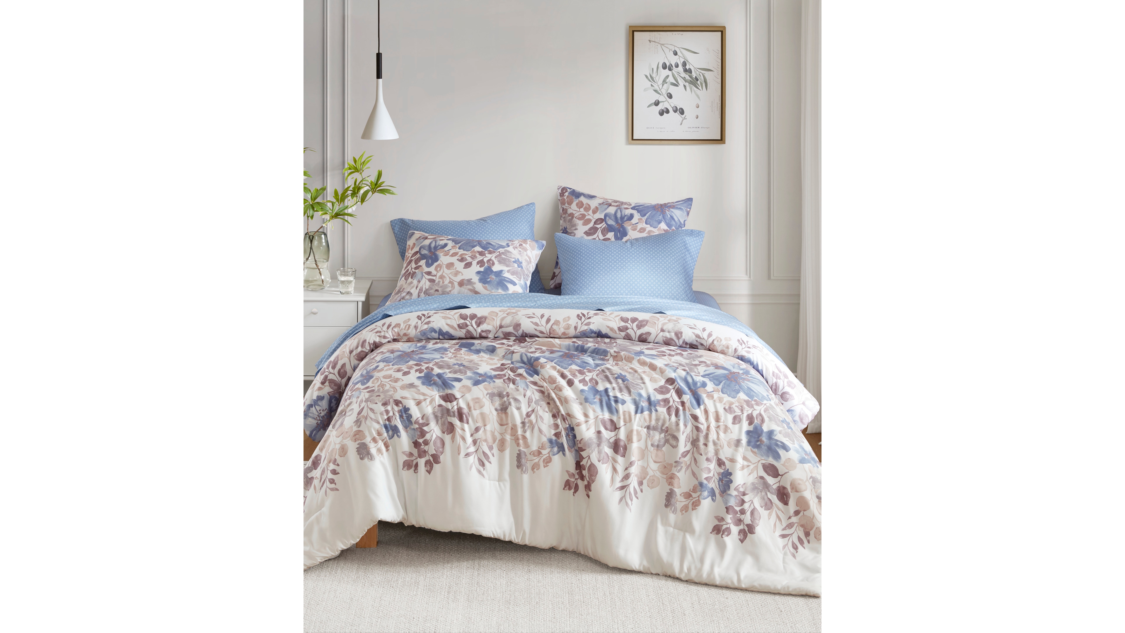 Madison Park Essentials Luna Floral 7-Pc. Comforter, King