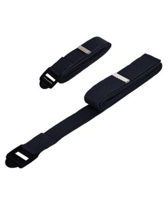 7 Piece Yoga Set with Mat, Stretch Strap, & Knee Pad, Black