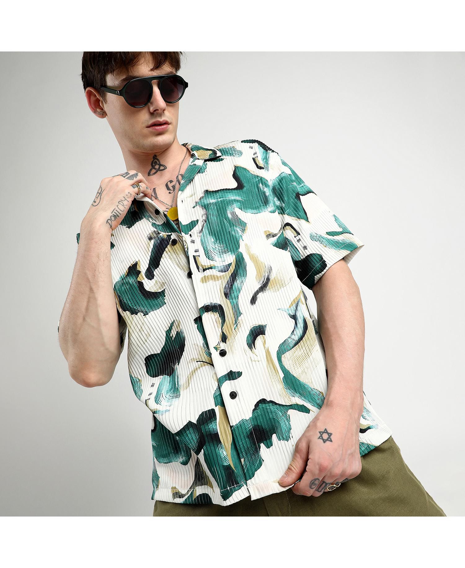 Men's Artistic Block Shirt