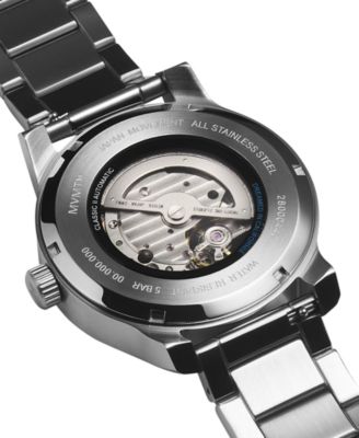 Men's Classic II Automatic Silver-Tone Stainless Steel Watch 42mm