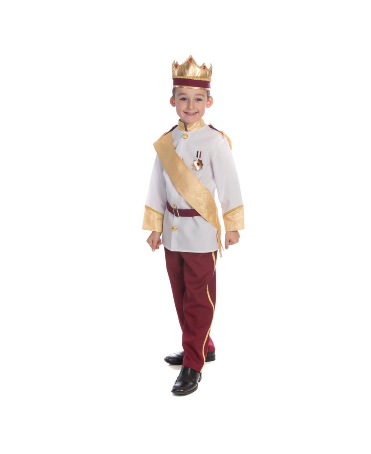 Dress Up America Prince Charming Costume Set - Toddlers Boys -/ White