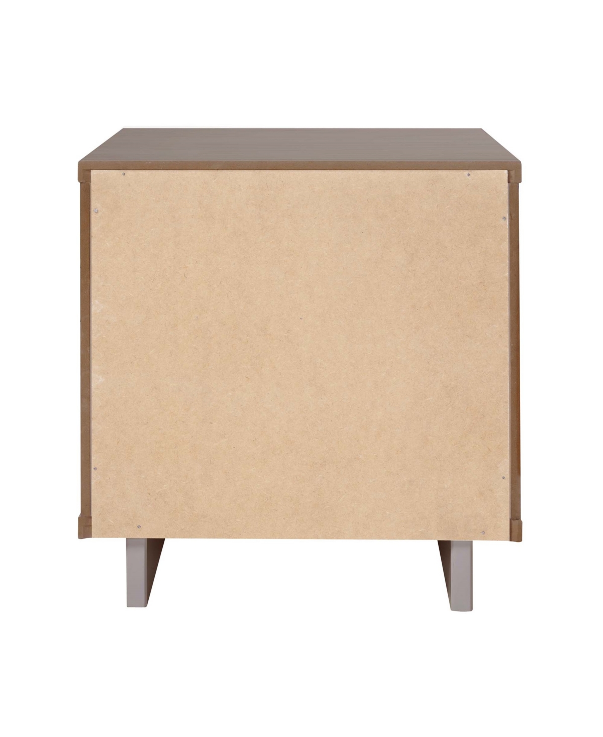 Manhattan Comfort 2-Piece Granville Solid Pine Wood 1-Drawer Nightstand Set