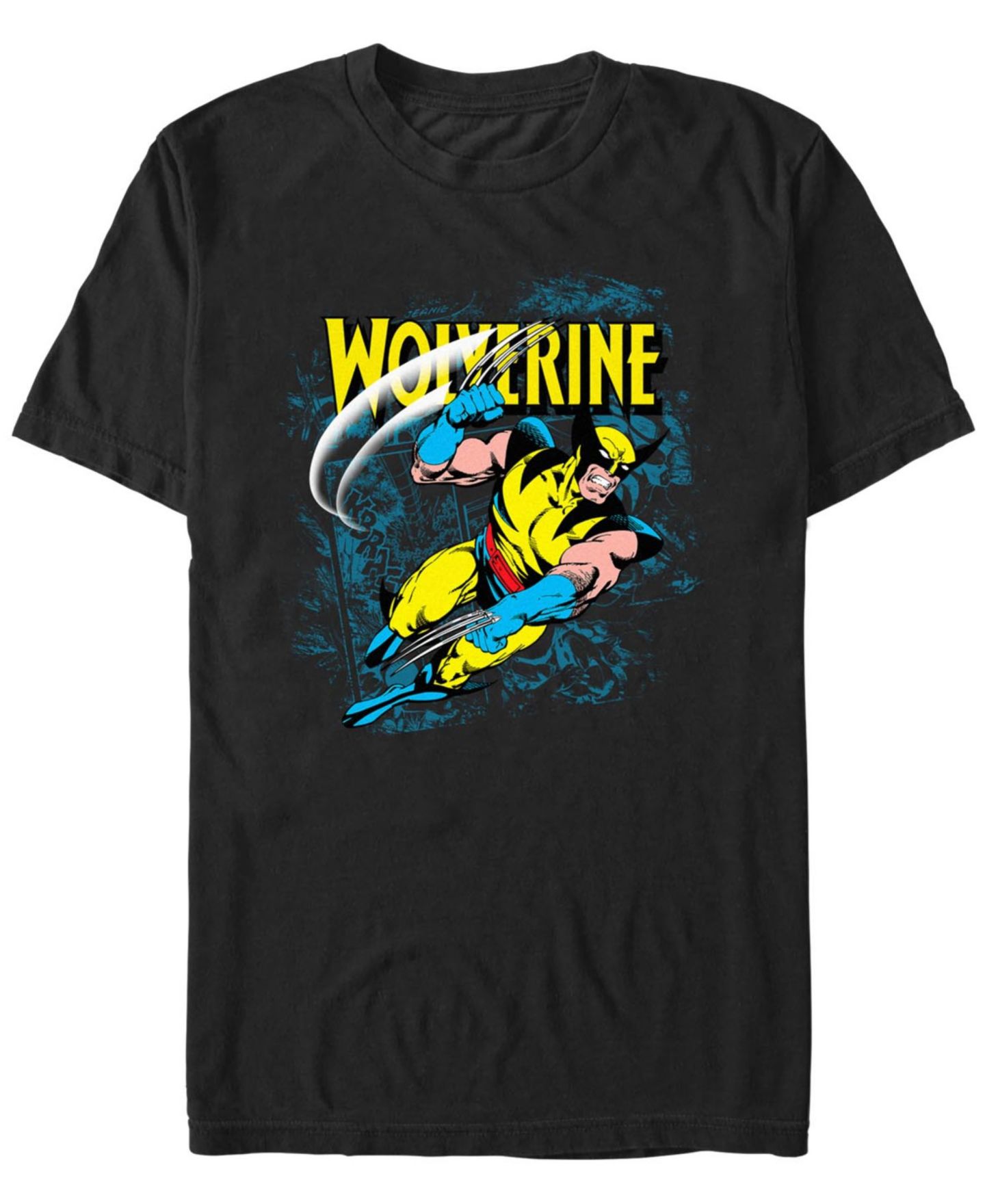 Мужская футболка Fifth Sun Comic Wolf Short Sleeve, цвет: Чёрный — фото 1