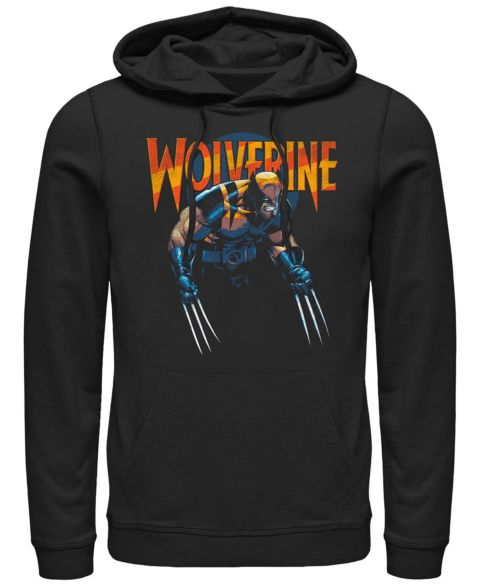 Мужское худи Fifth Sun Dark Wolverine Fleece Pullover, цвет: Чёрный