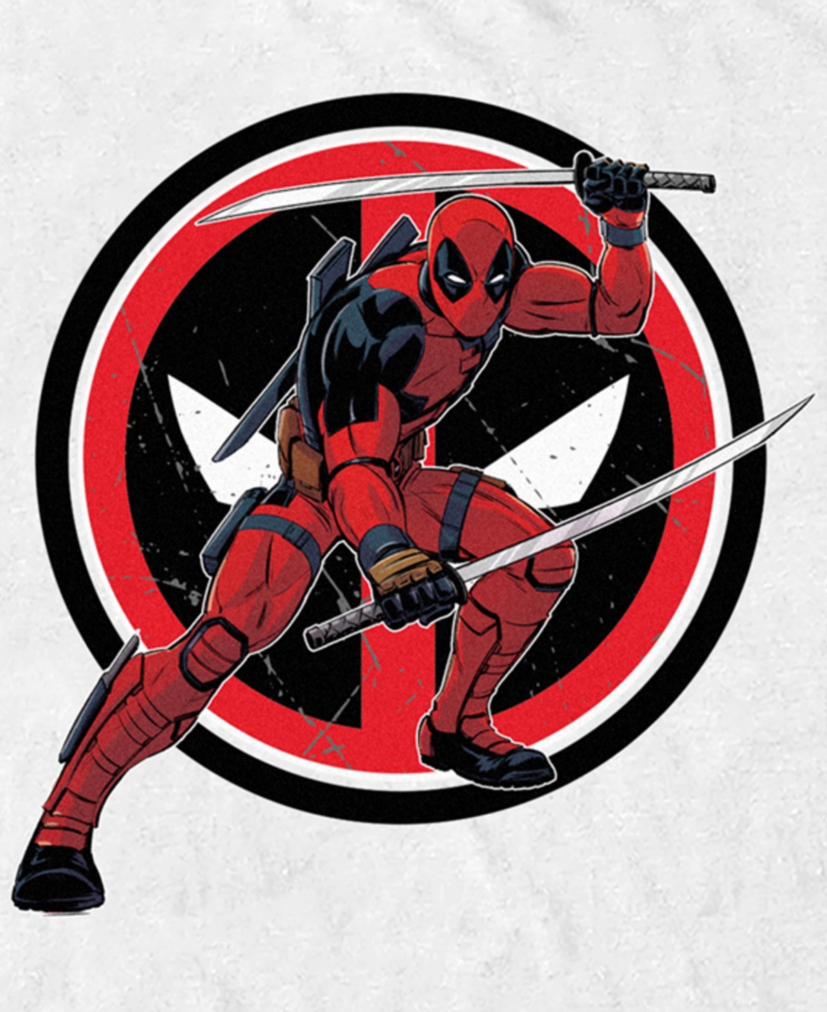 Fifth Sun Men's Deadpool Ready To Fight Short Sleeve T-Shirt
