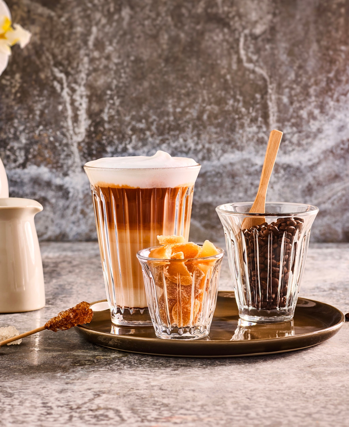 La Rochere Zinc Espresso Cups, Set Of 6 In Clear