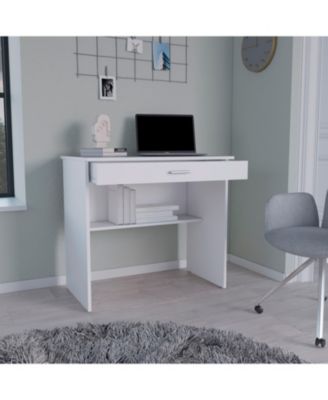 Storage Storage Desk, Spacious Stylish with Drawer and Shelf