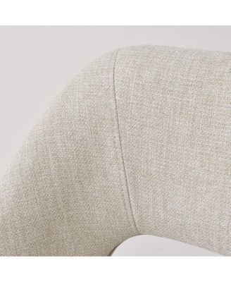 2-Pc. Fabric 360° Swivel Adjustable Barstools