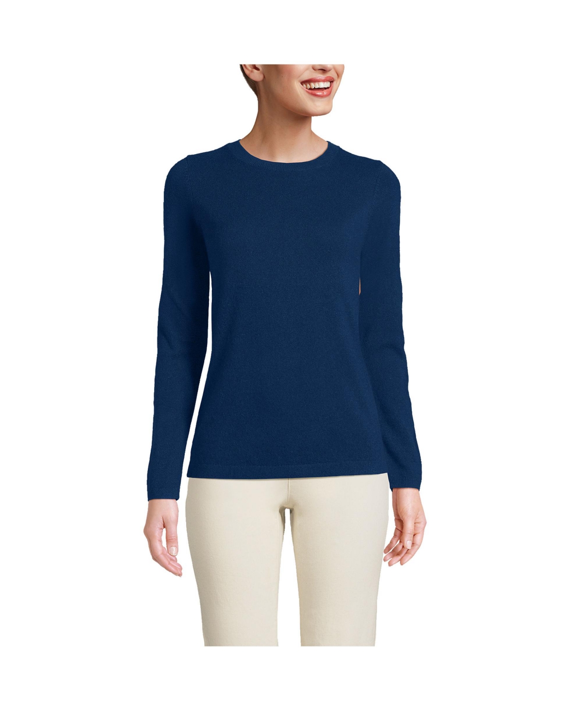 Women's Petite Cashmere Sweater - Berry rouge