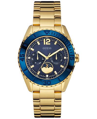 GUESS Women's Gold-Tone Steel Bracelet Watch 40mm U0565L4