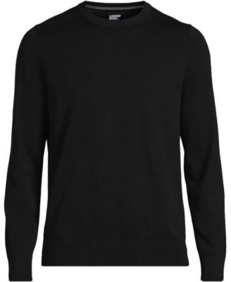 Men's Fine Gauge Cotton Crew Neck Sweater