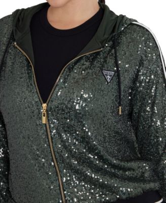Women's Sequined Hoodie