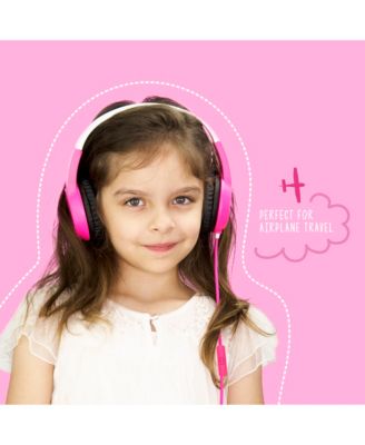 KidJamz KJ35 Safe Listening Headphones for Kids w/ Inline Microphone
