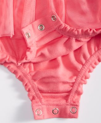 Baby Girls Tiny Heart Skirted Sunsuit, Created for Macy's 
