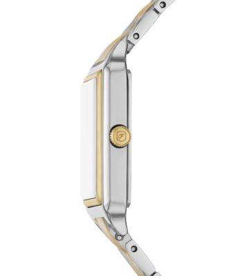 Women's Raquel Three-Hand Date Two-Tone Stainless Steel Watch and Bracelet Set, 23mm