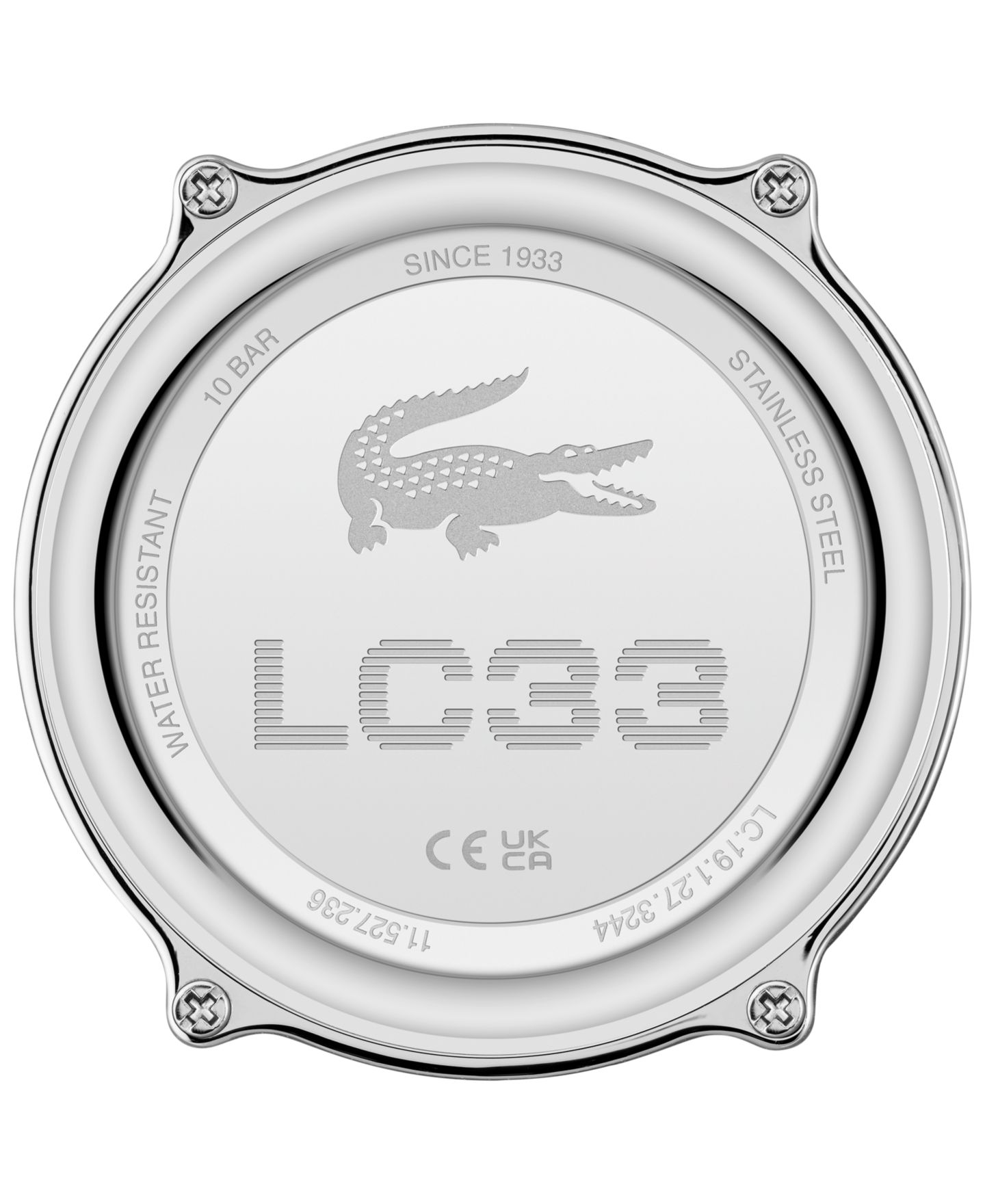 Мужские часы Lacoste LC33 Red Silicone Strap Watch 45mm — фото 6