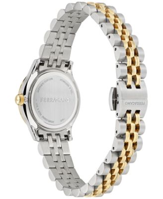Women's Swiss Duo Two-Tone Stainless Steel Bracelet Watch 28mm