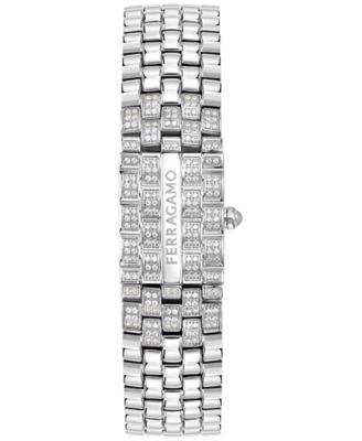 Women's Secret Diamond (3/4 ct. t.w.) Stainless Steel Bracelet Watch 19x30mm