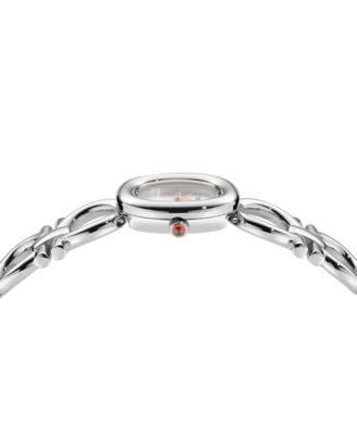 Women's Double Gancini Stainless Steel Link Bracelet Watch 25mm