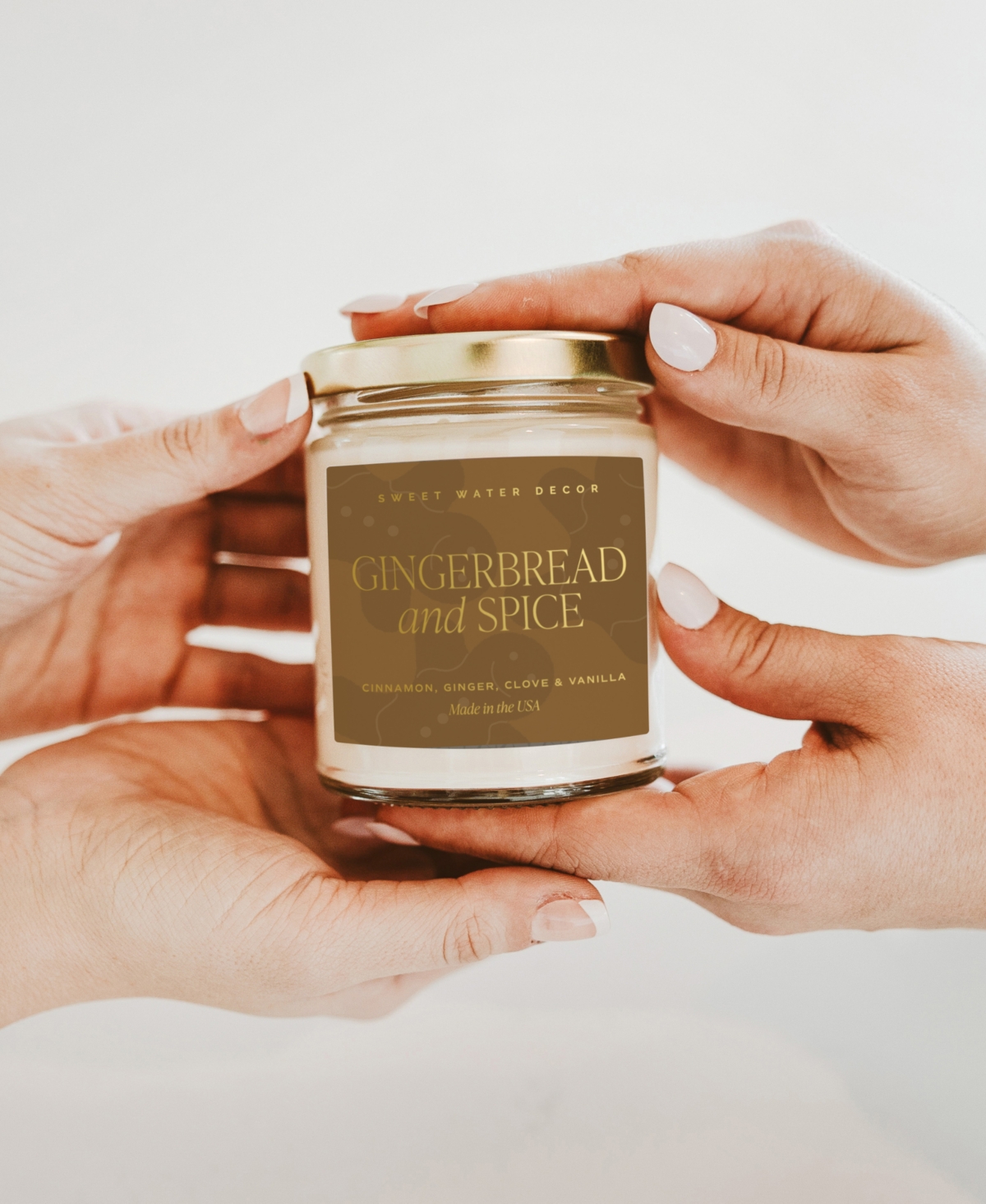 Sweet Water Decor Gingerbread and Spice Candle, 9 oz.