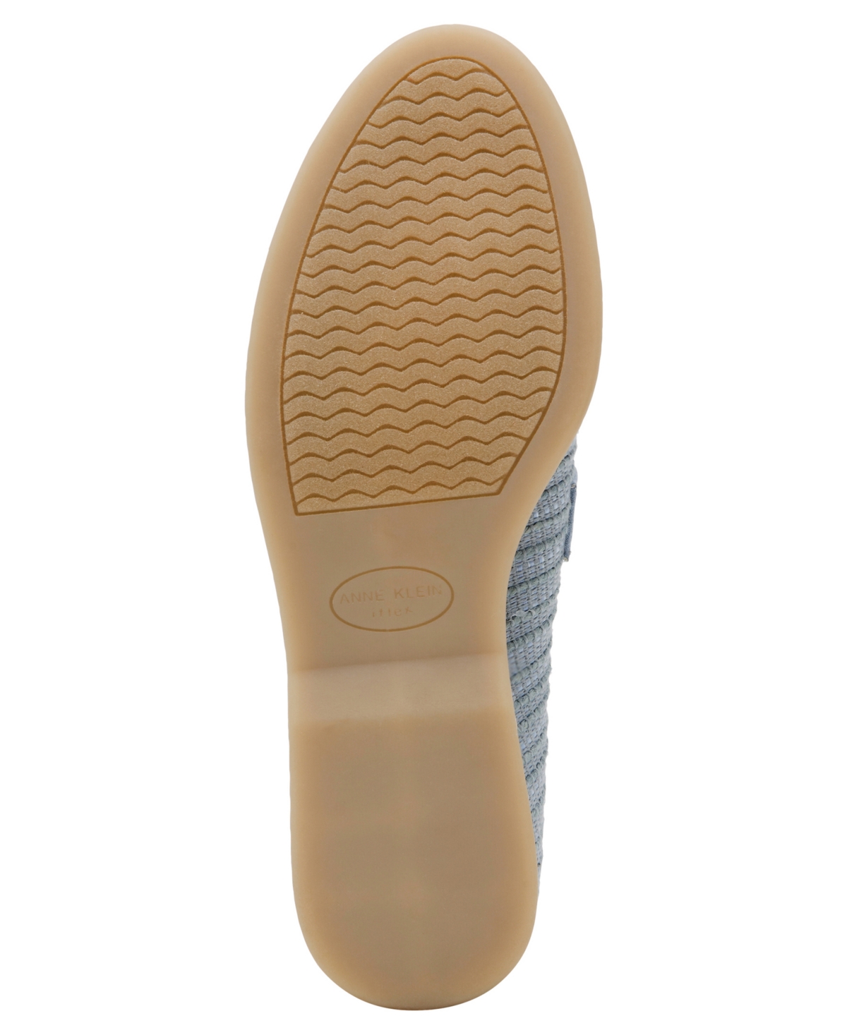 Shop Anne Klein Women's Sadrine Slip Linen Loafers In Blue